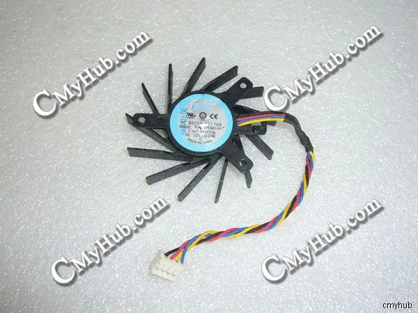 Натуральная для НТК plb05710b12h DC12V 0.20a 4PIN 4 Провода 5010 50x50x10 мм GPU Вентилятор
