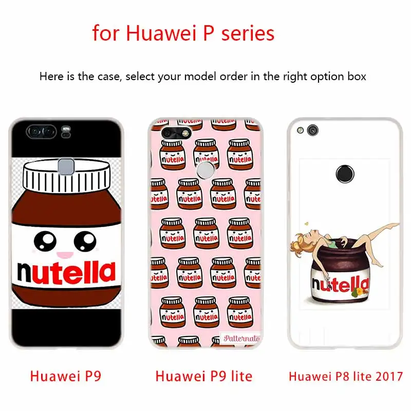 Чехол для телефона с шоколадной едой Tumblr Nutella Huawei P40 P9 P10 P20 P30 Lite чехлы Pro P Smart 2019