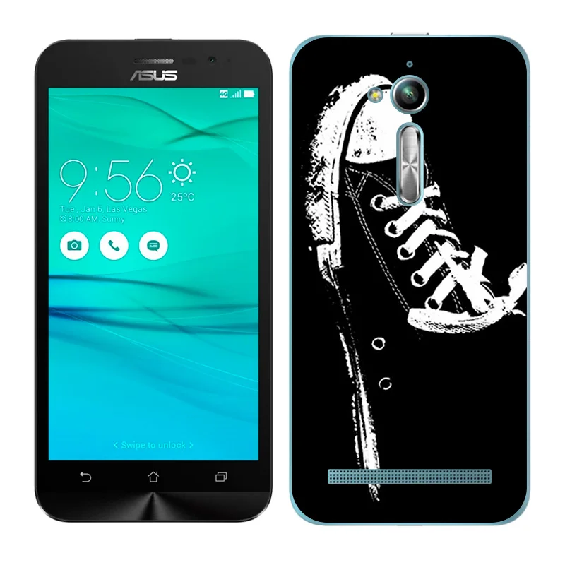 08 Для Asus Zenfone Go ZB500KL ZB500KG Мягкий Чехол Для Zenfone Go силиконовый чехол с пейзажным рисунком Для Zenfone Go ZB500KG 5,0" - Цвет: 08