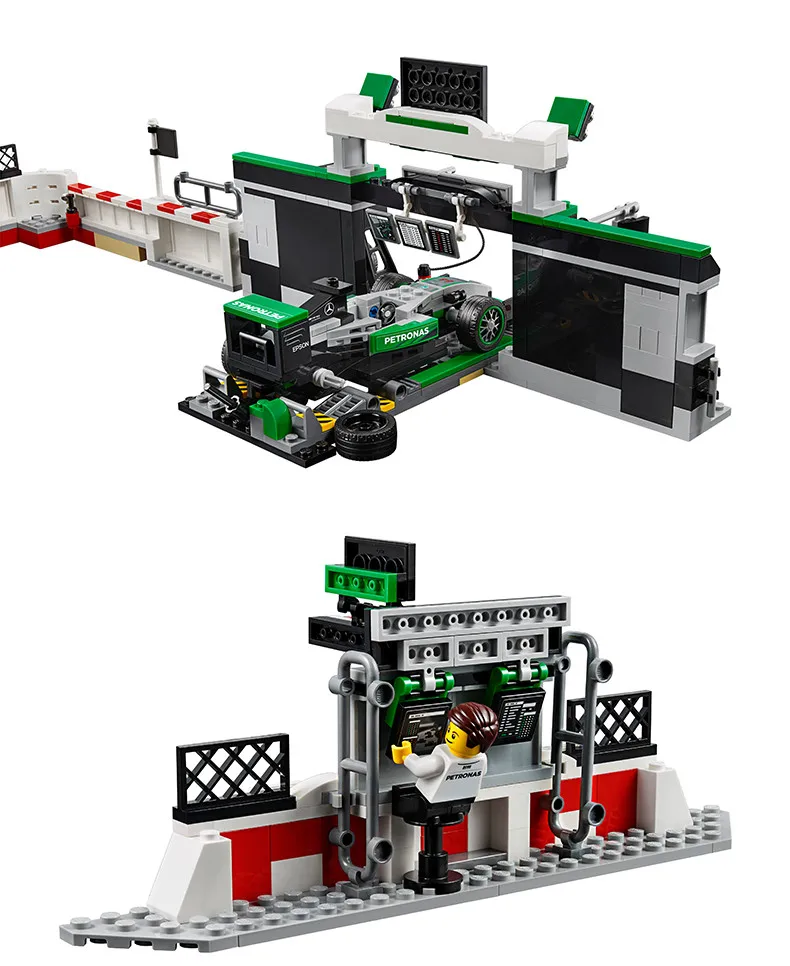 28006 1016 шт модель строительные наборы совместимы с 75883 Technic Speed Champions Amg 3D кирпичи