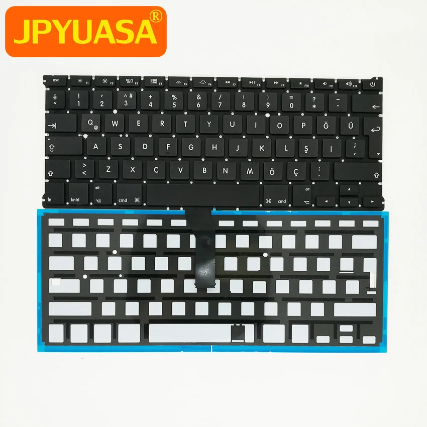 Новая турецкая Клавиатура для ноутбука с подсветкой MacBook Air 13 3 дюйма A1369 A1466 2011-2015