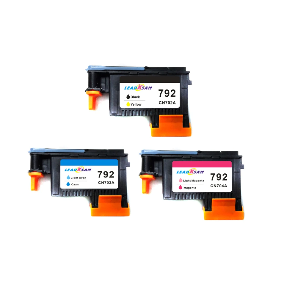 792 печатающая головка желтый черный + голубой свет светло-пурпурный совместима с