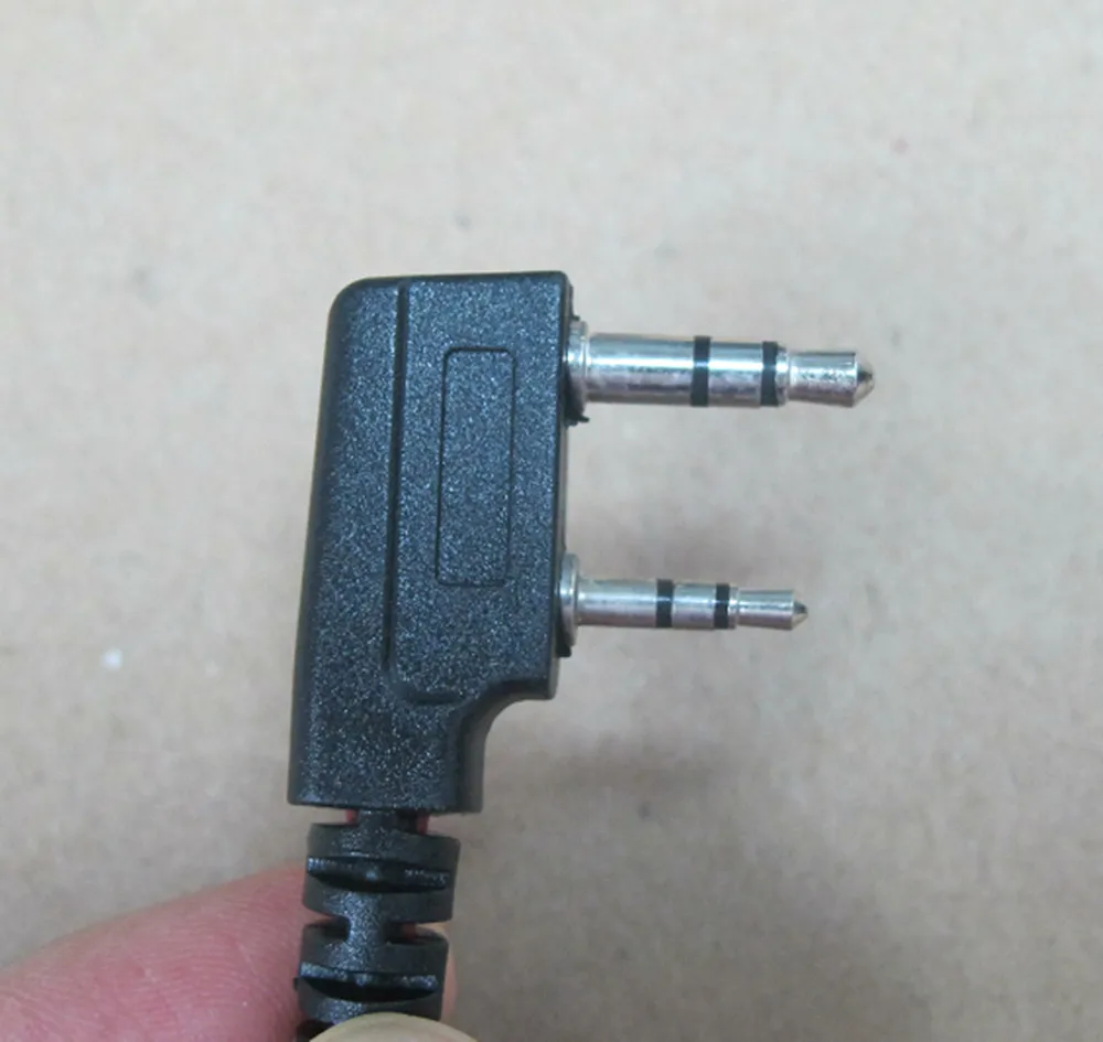 OPPXUN 5 шт. красные модные лапша 2PIN наушники для kenwood TK-3107 tk2207 TK-240D TK-248 baofeng bf888s UV5R UV82