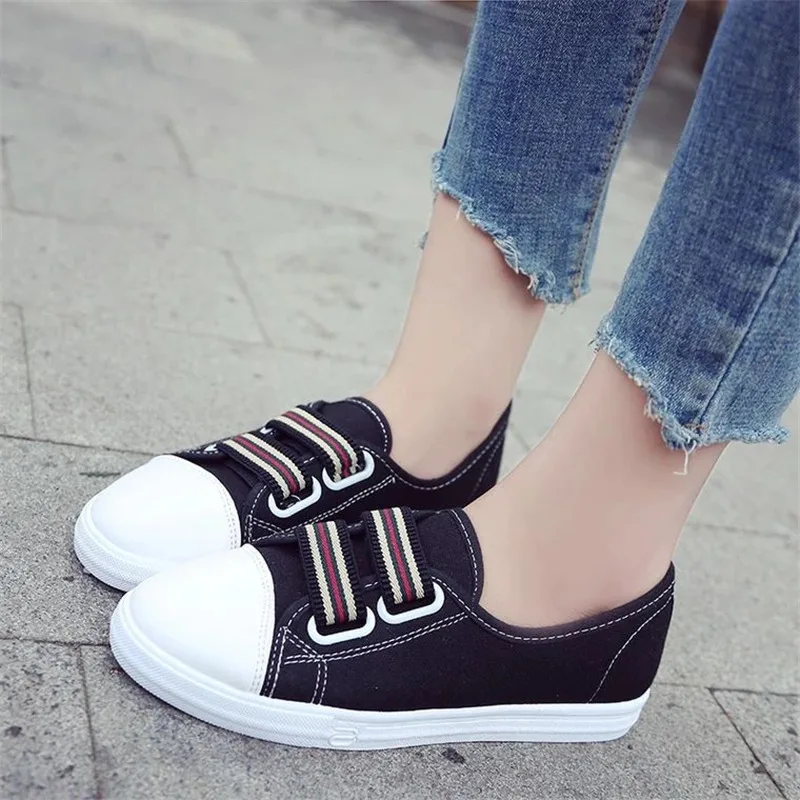 Новинка 2019 года женская обувь парусиновая сезон лето-осень Женская на плоской