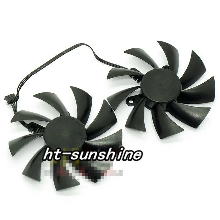 Вентилятор охлаждения для EVGA GeForce GTX 760 770 780 видеокарты 2 шт.|Компьютерные кабели и