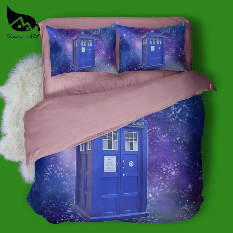 Комплект постельного белья Dream NS Doctor Who, набор пододеяльников TARDIS, наволочка, индивидуальный домашний текстиль, Комплект постельного белья