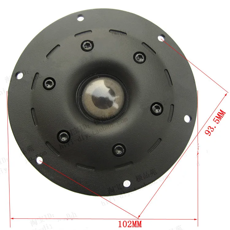 Ghxamp Hifi 4 дюйма твитер Динамик 5ohm 30W купольная шелковая пленка тройной громкоговоритель домашний Театр и антимагнитными свойствами 2 Way Динамик для использования в домашних условиях 1 шт