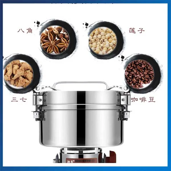 

220V Home Using Swing Type Grain Grinder 3000G Big Capacity Electric Grain Mill Machine,Chili Powder Machine