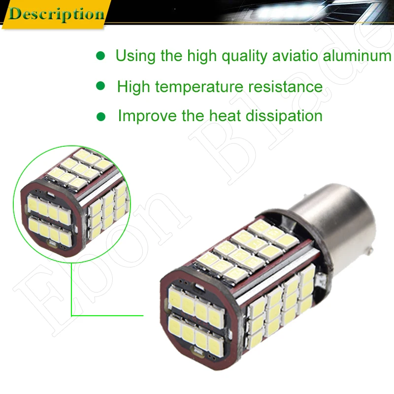 Пара 1156 BA15S P21W Led авто свет 2835 56 SMD фонари резервного копирования обратный сигнал