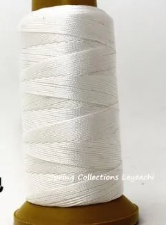 white 3 шт. 210D/12, 1 мм высокопрочная скрепленная нейлоновая швейная нить 200 м/катушка для обивки на открытом воздухе рынок Leyeechi драпировка - Цвет: white