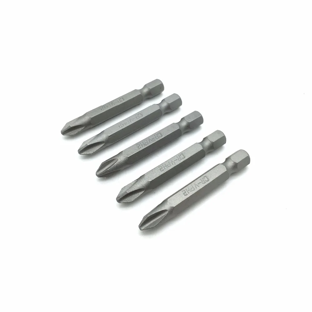 Набор насадок для отвертки Philips 5 шт. 1/4 дюйма PH2 шестигранный 50 мм|tool pendant|bit hdtool