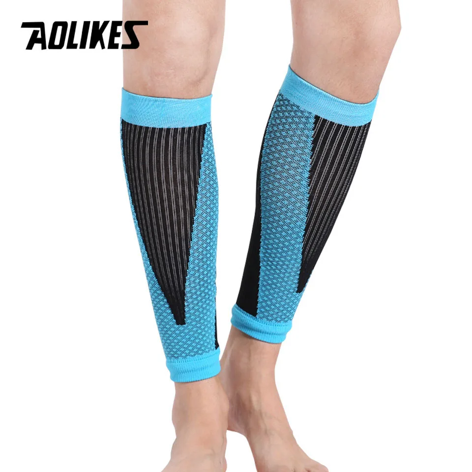 AOLIKES 1 пара защитные голени для футбола штаны до щиколотки Компрессионные рукава