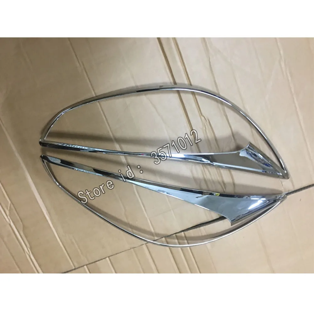 Для Mazda CX-5 CX5 2013 Автомобильный Чехол передняя фара светильник детектор рамка палка ABS Хромированная Крышка отделка Запчасти 2 шт
