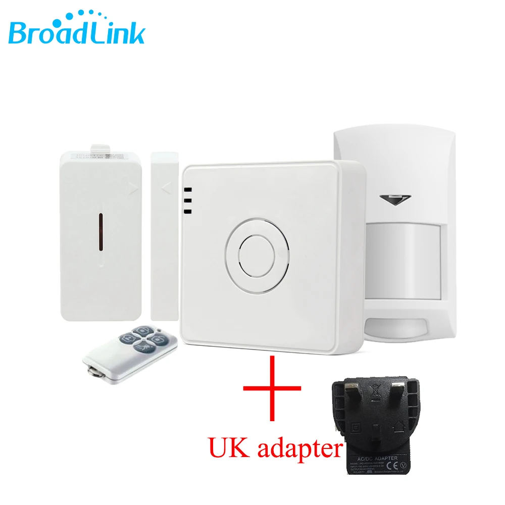 Broadlink S2 хост безопасности Pak охранной сигнализации детектор движения сенсор afstandard для Thuis Automatio - Цвет: Add UK Adapte