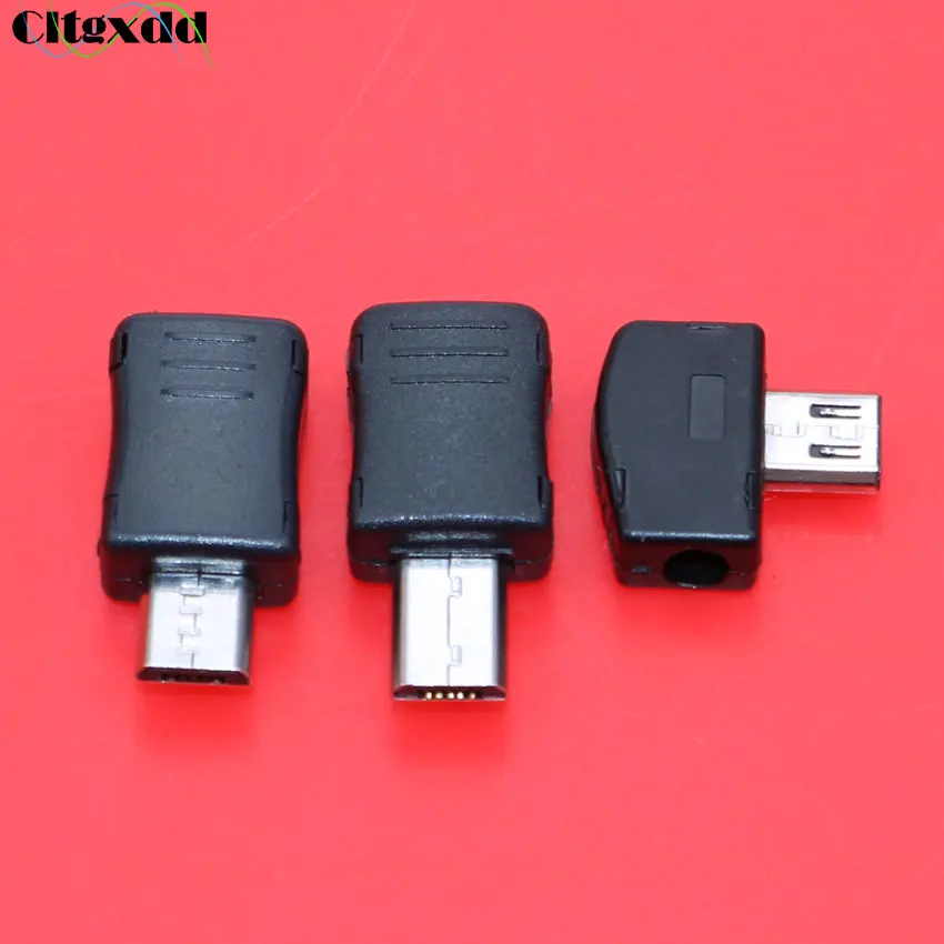 Cltgxdd 1 шт. 5 контактный разъем Micro USB типа папа длинный/короткий/изогнутый V8 порт