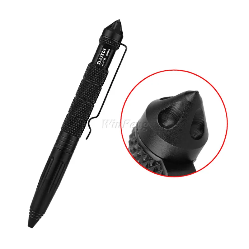 Портативная Алюминиевая ручка для самообороны тактическая выживания на