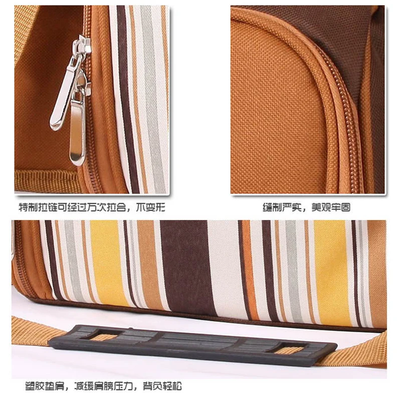 Ланч бокс Apollo сумка холодильник из ткани Оксфорд с набором для пикника|lunch bag|picnic