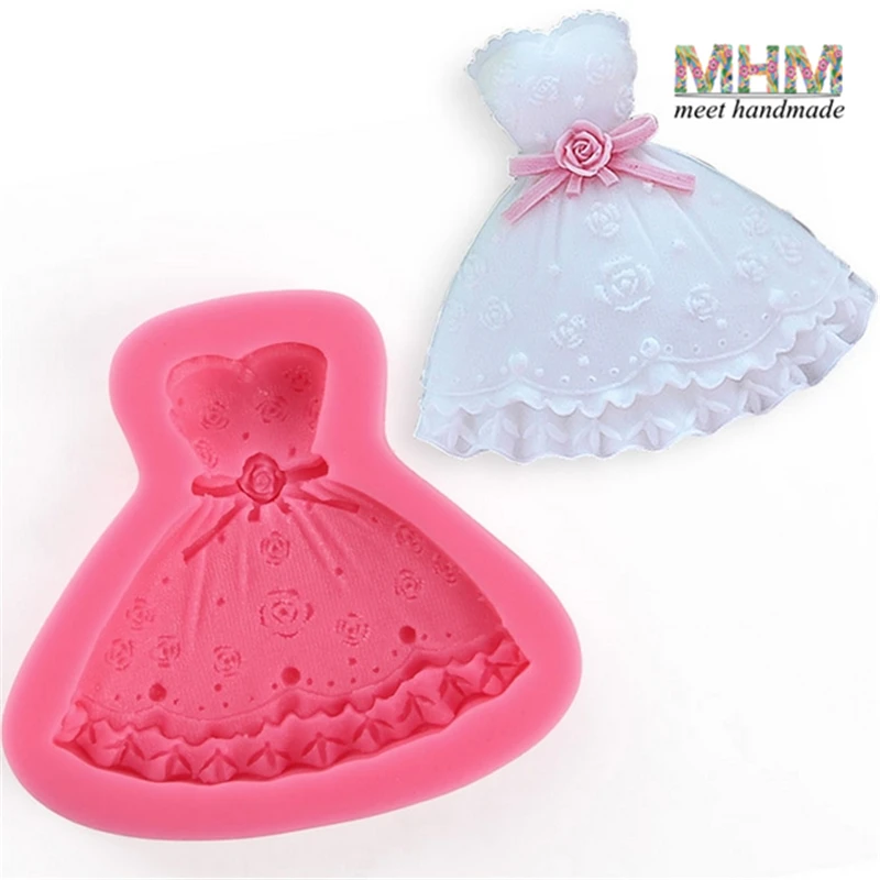 Форма для девочки в форме юбки силиконовая форма ручной работы украшения торта
