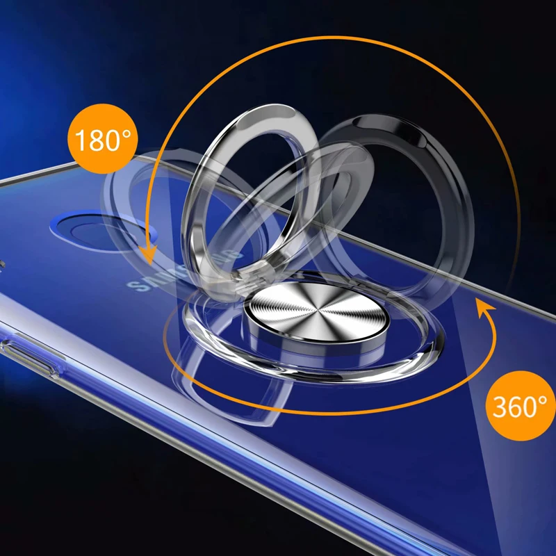 A40 Роскошный прозрачный мягкий силиконовый чехол для телефона samsung Galaxy защитный