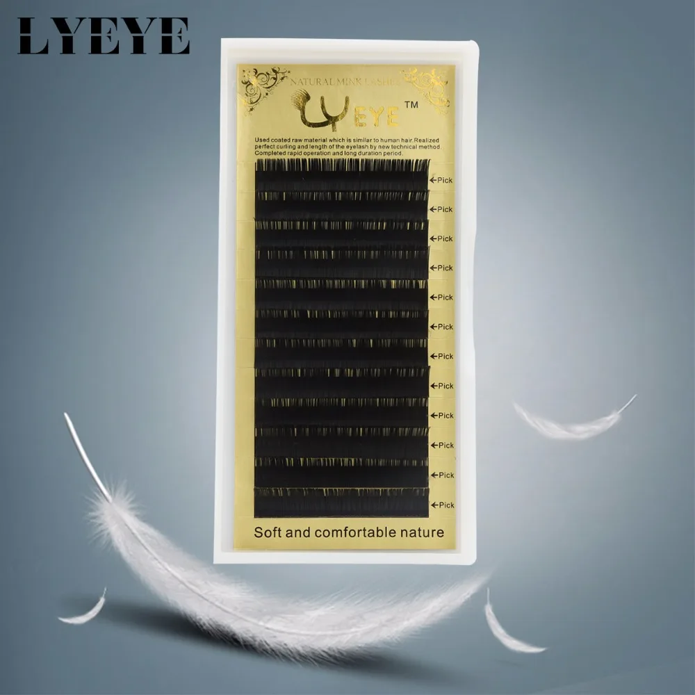 Ресницы расширение мягкой искусственной норки ресницы эллипса без каблука