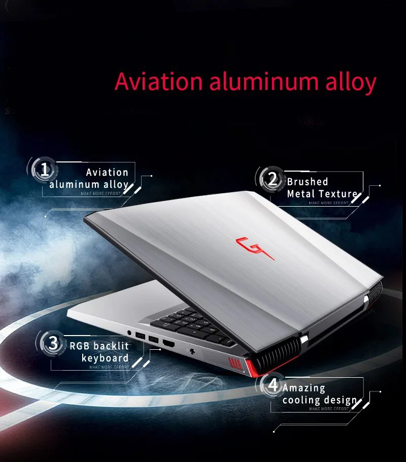 Ноутбук BBEN G16 15,6 ''ips 32 Гб ОЗУ 512 ГБ SSD 2 ТБ HDD Win10 Nvidia GTX1060 Intel i7 7700HQ RGB клавиатура с подсветкой игровой компьютер