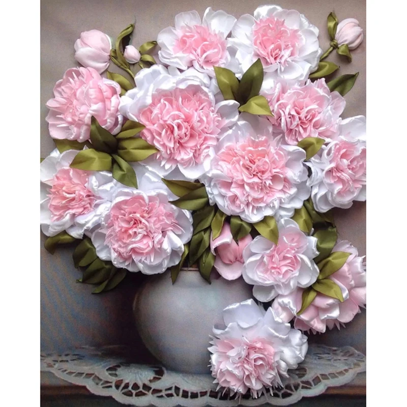DUTEY 5D DIY алмазная живопись Вышивка красивый цветок пиона рукоделие полная