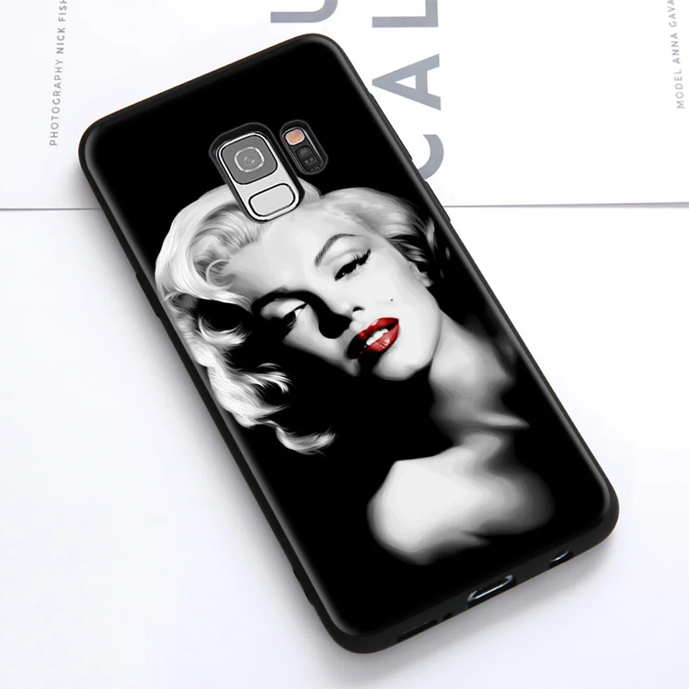 WEBBEDEPP Мэрилин Монро сексуальный мягкий чехол для Samsung Galaxy S10 S10e S9 S8 Plus S7 S6 Edge &amp J6 2018