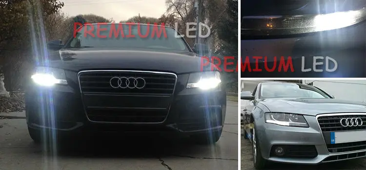 IJDM ошибок 6000 K белый Luxen светодиодный P13W SH24W лампы для 2008-2012 Audi A4 Q5 S4 B8 Габаритные огни, 12 V светодиодный