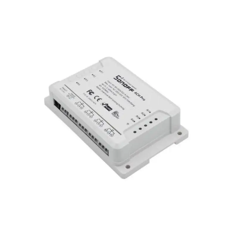 Sonoff 4CH Pro R2 Smart Google Home RF Wifi выключатель света 4 Gang 3 рабочих режима инчинг Блокировка