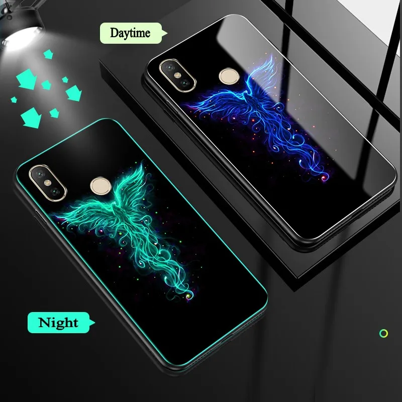 3 Стеклянный чехол для Xiao mi Red mi K20 Pro mi 9T Red mi 7A чехол противоударный Lu mi nous закаленное стекло чехол для Xiao mi Red mi 8 8A 7 Чехол - Цвет: 3