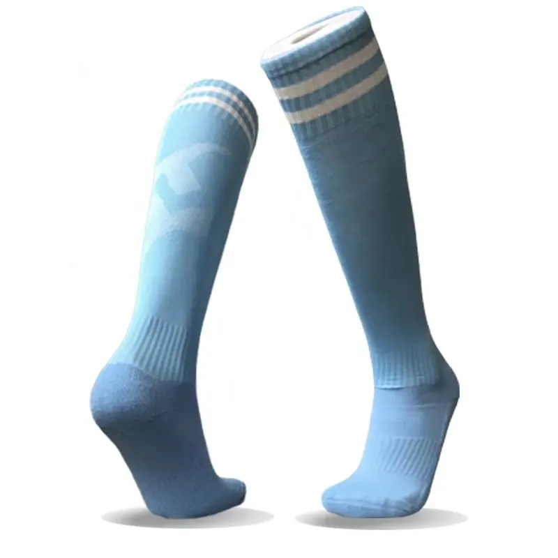 Плотные детские футбольные носки для мужчин и женщин леггинсы до колена длина