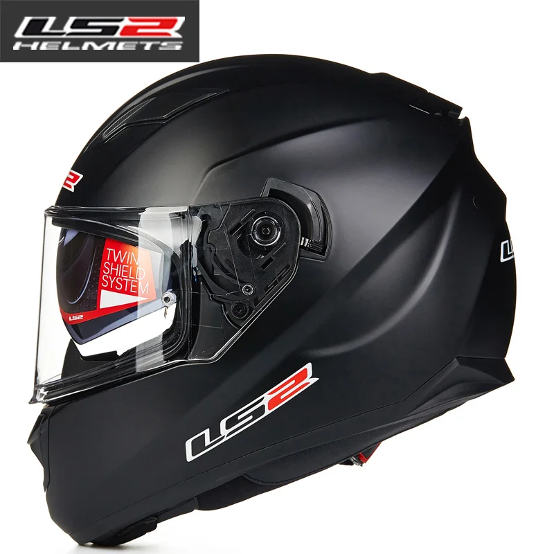 LS2 FF328 мотоциклетный шлем с двойным объективом ls2 закрытый сертификатом DOT|full face
