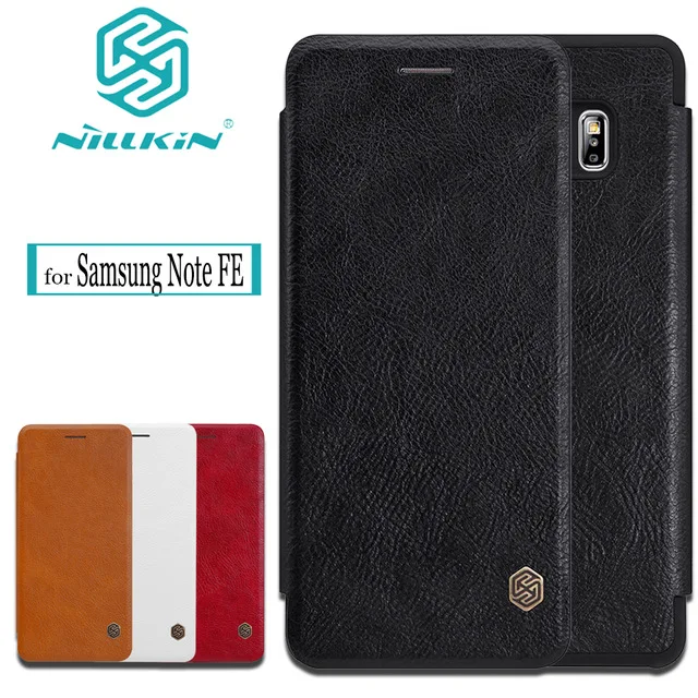Nillkin для samsung Galaxy Note FE Fan Edition чехол Qin PU Флип кожаный чехол для Galaxy Note Fan Edition/Note FE чехол