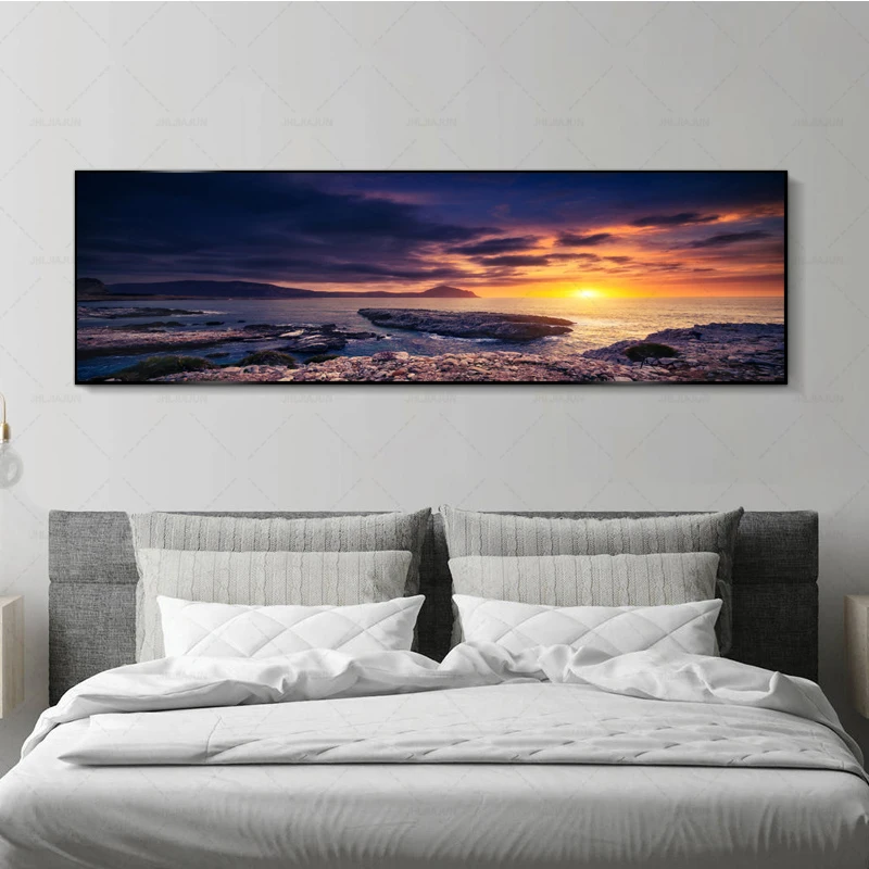 Холст для домашнего декора настенные картины гостиной HD принты плакат пляж