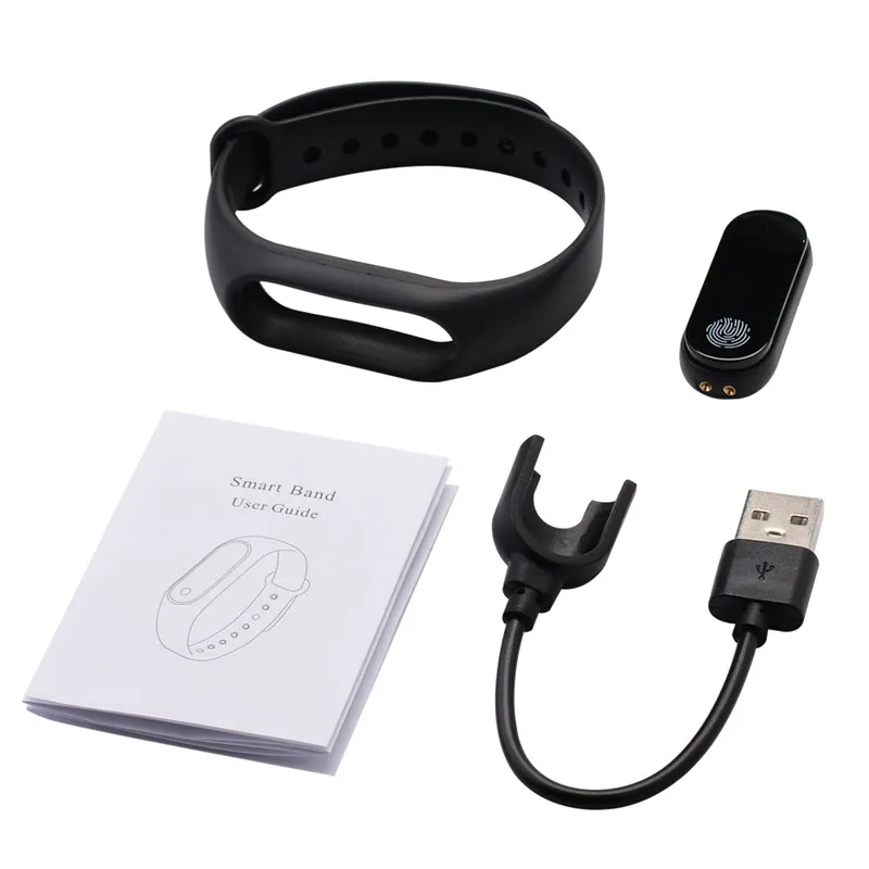 Hangrui New M2 Smart Band Fitness Sleep Tracker Messages Reminder Bluetooth Bracelet For Android IOS Phone Wristband | Электроника