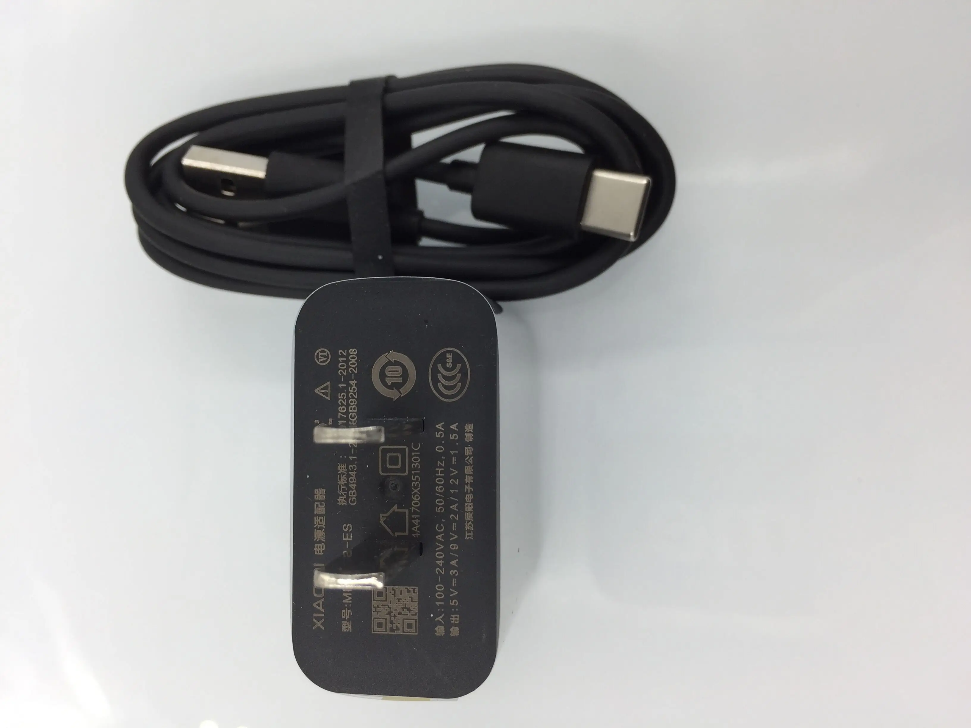 Xiao mi 9v2a 12v1. 5a 18 Вт QC3.0 Usb быстрое зарядное устройство Быстрая Зарядка адаптер type C кабель для mi 6 A3 mi x 2S 3 MAX 2 3 Poco F1