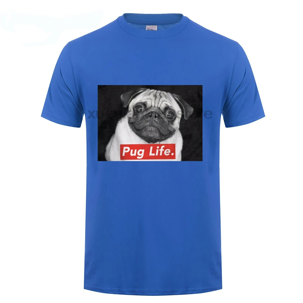 Pug Life Funny Rapper Rap Parody T Shirt Top Snoop Dog 2Pac Eminem Jay-Z Gangsta | Мужская одежда
