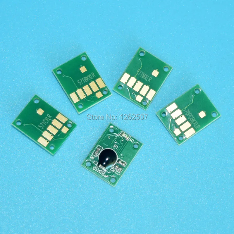 PGI 370 CLI 371 5 цветов тонер Автоматический сброс чип для Canon Pixma mg5730 MG 5730 TS5030 TS6030 pgi cli