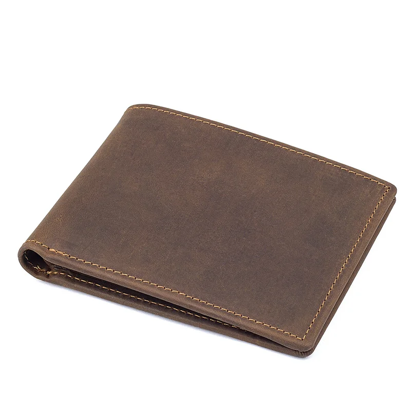 J.M.D Высокое качество Crazy Horse кожа ID держатель карты бумажник R 8165R|f wallet|fashion walletquality
