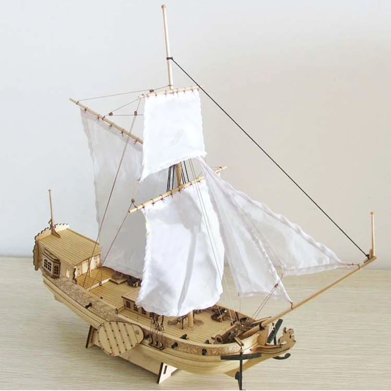 Масштаб 1/80, деревянная модель парусника, Голландская королевская модель яхты, модель корабля, игрушка ручной работы, сделай сам, детский подарок, развивающая модель