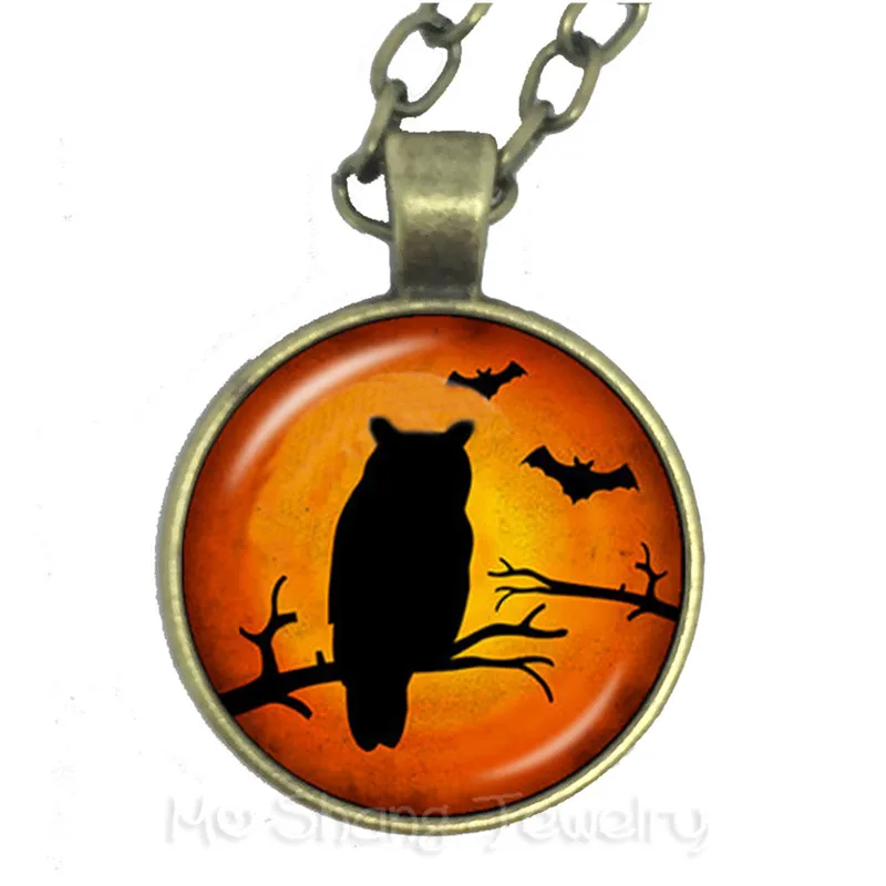 Best gift Retro Owl Time Glass Gem Metal Necklace Hotsale Penant For Men Women Sweater chain | Украшения и аксессуары