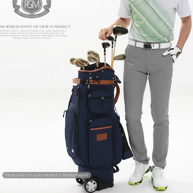 Мужские брюки для гольф-клубов с высокой посадкой гольфа дышащие полной длины