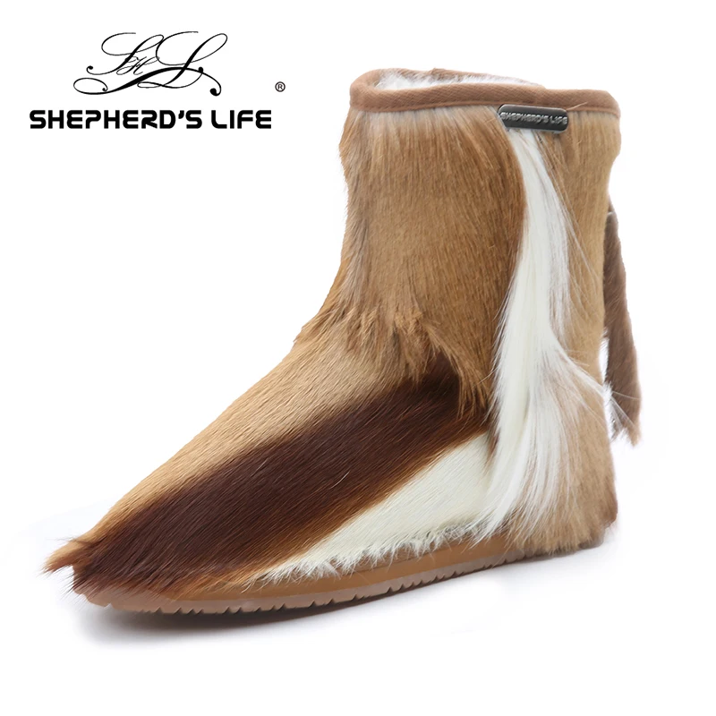 Ботинки в ковбойском стиле с бахромой и узором из мультфильма SHEPHERD'S LIFE ANTELOPE 20