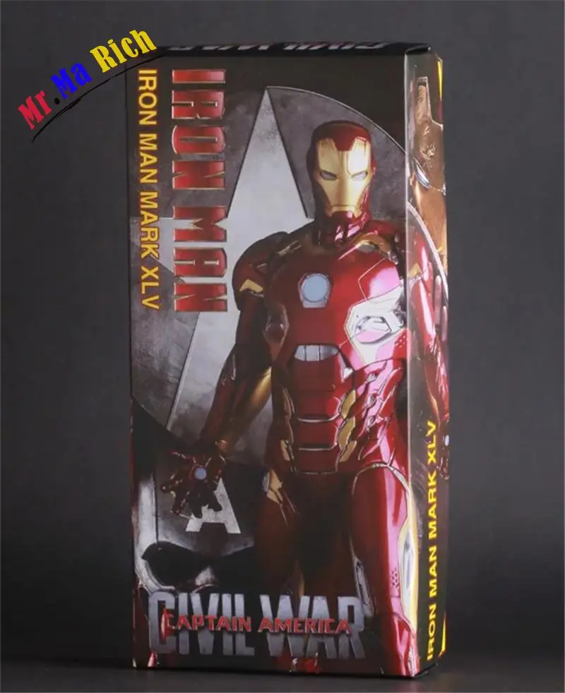 Железный человек Mark Xlv Mk45 1/6 Масштаб Окрашенные фигурки Juguetes ПВХ фигурку Brinquedos