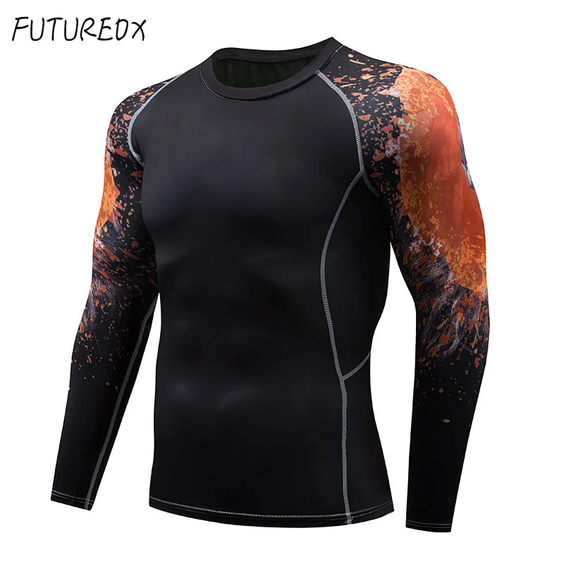 Компрессионная одежда мужская для фитнеса с 3D принтом волка|Мужские спортивные