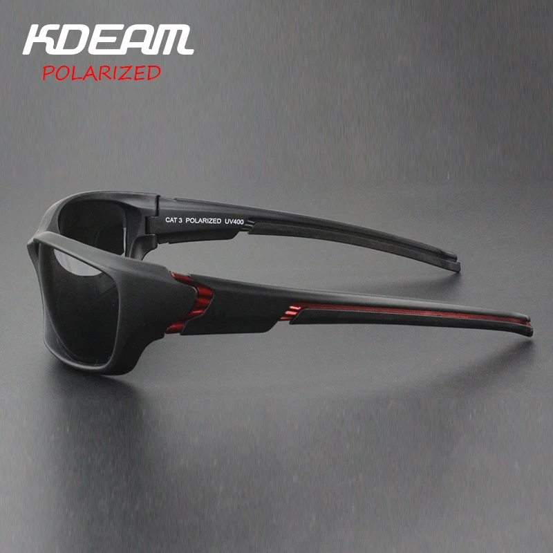 KDEAM Новинка 2017 года спортивные поляризованные солнцезащитные очки Для мужчин