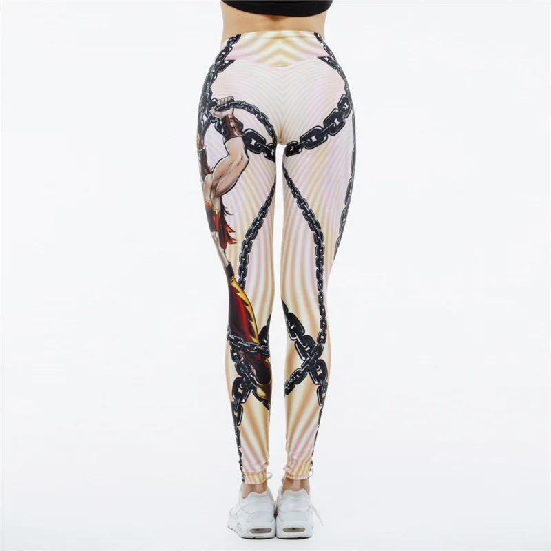 Женские леггинсы для фитнеса с цифровым принтом | Женская одежда