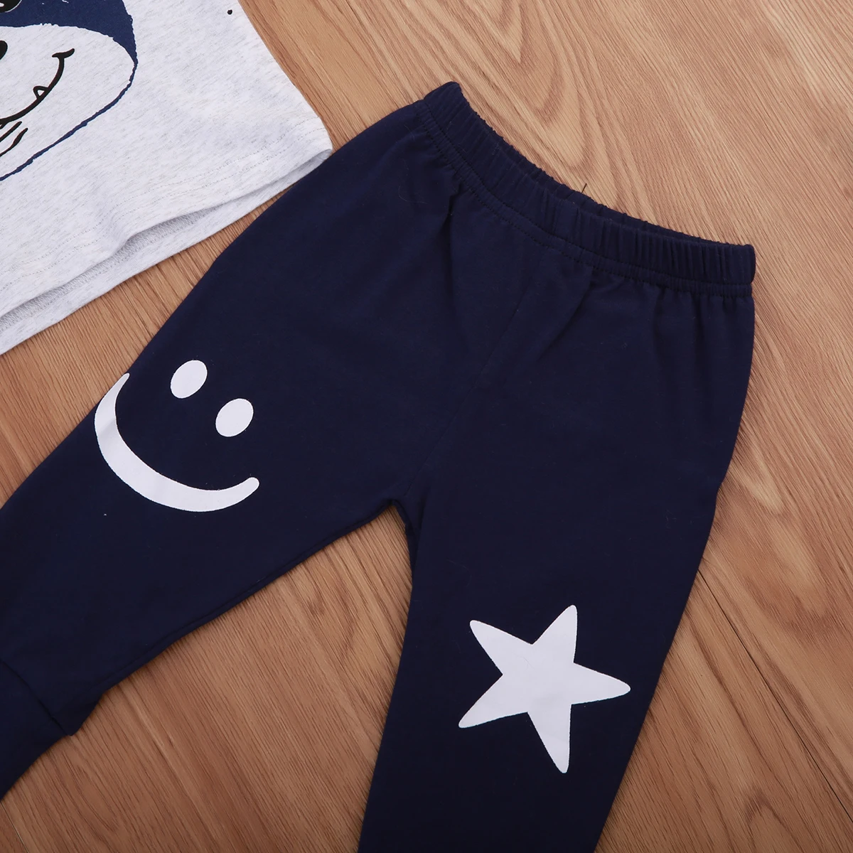 2 шт. футболка с длинным рукавом и принтом бульдога|Комплекты одежды для девочек| |