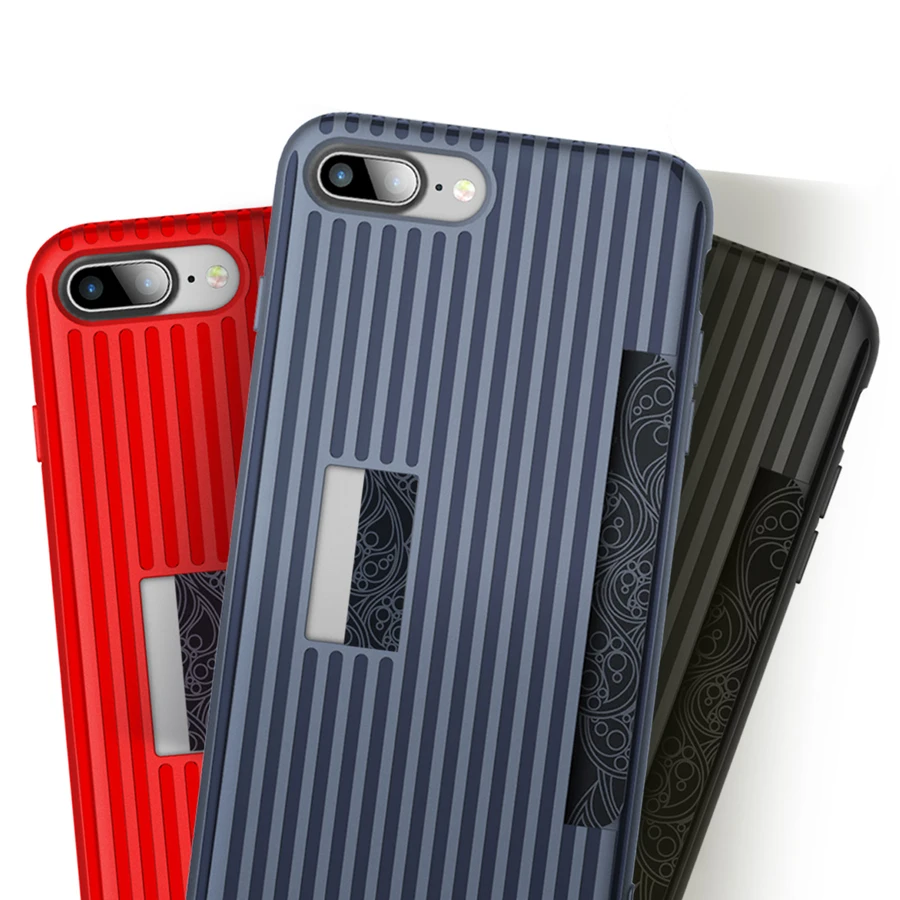2016 NEW ROCK for iphone 7 case Cana TPU soft Phone iPhone 7/ plus Card Slot |