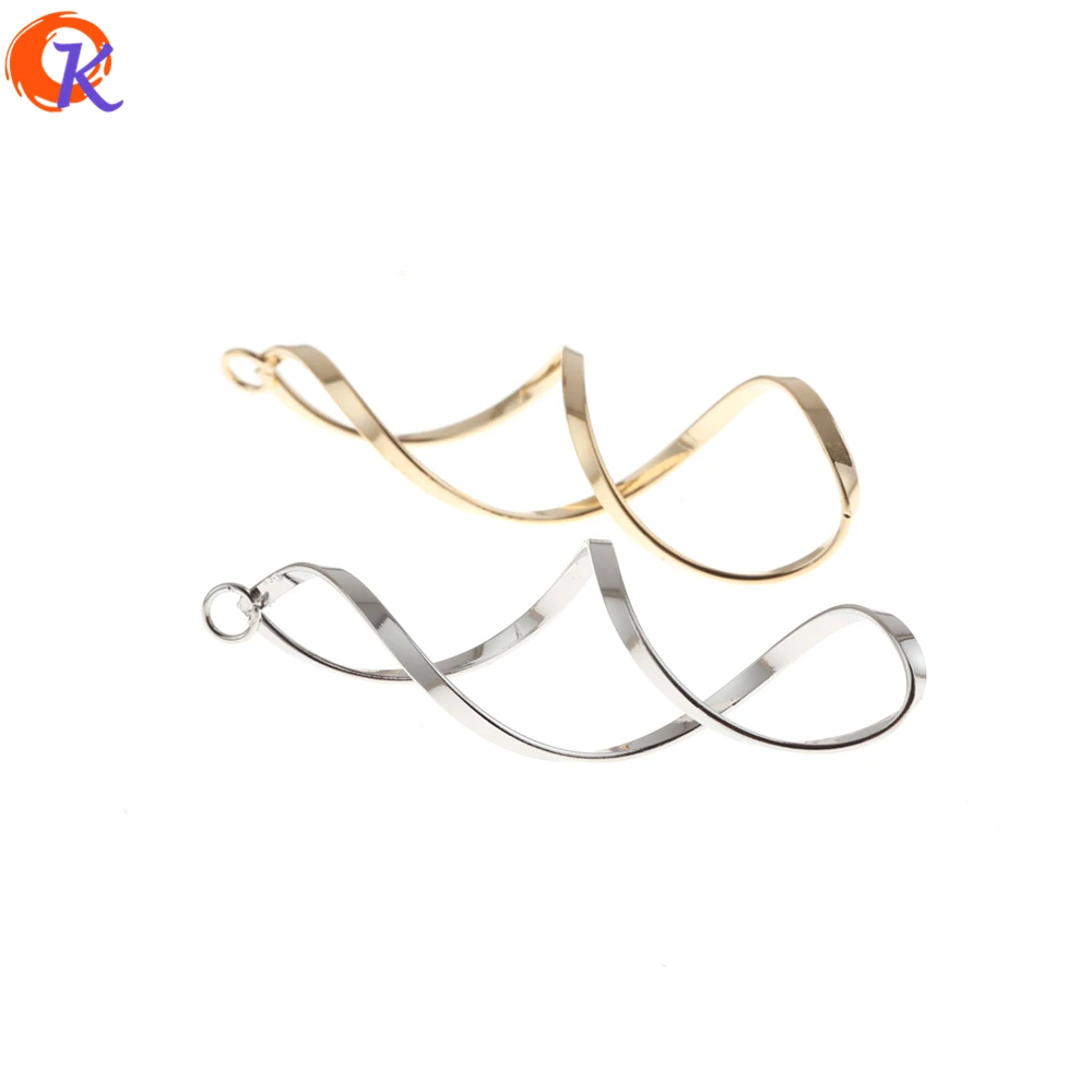 

Cordial Design 50Pcs 20*64mm Jewelry Accessories/Hollow Spiral Drop/Earring Parts/Hand Made/Earring Base Making/Earring Findings